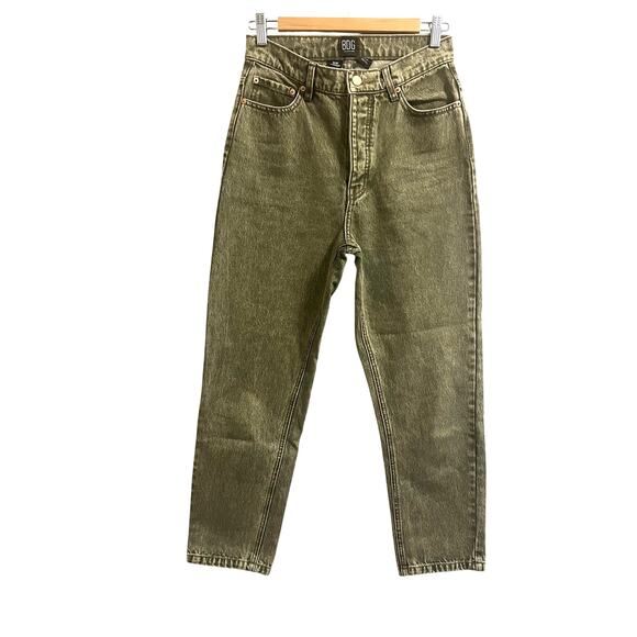 Urban Outfitters BDG High-Waisted Slim Straight Jean in Washed Green Women's 29 - Picture 4 of 12